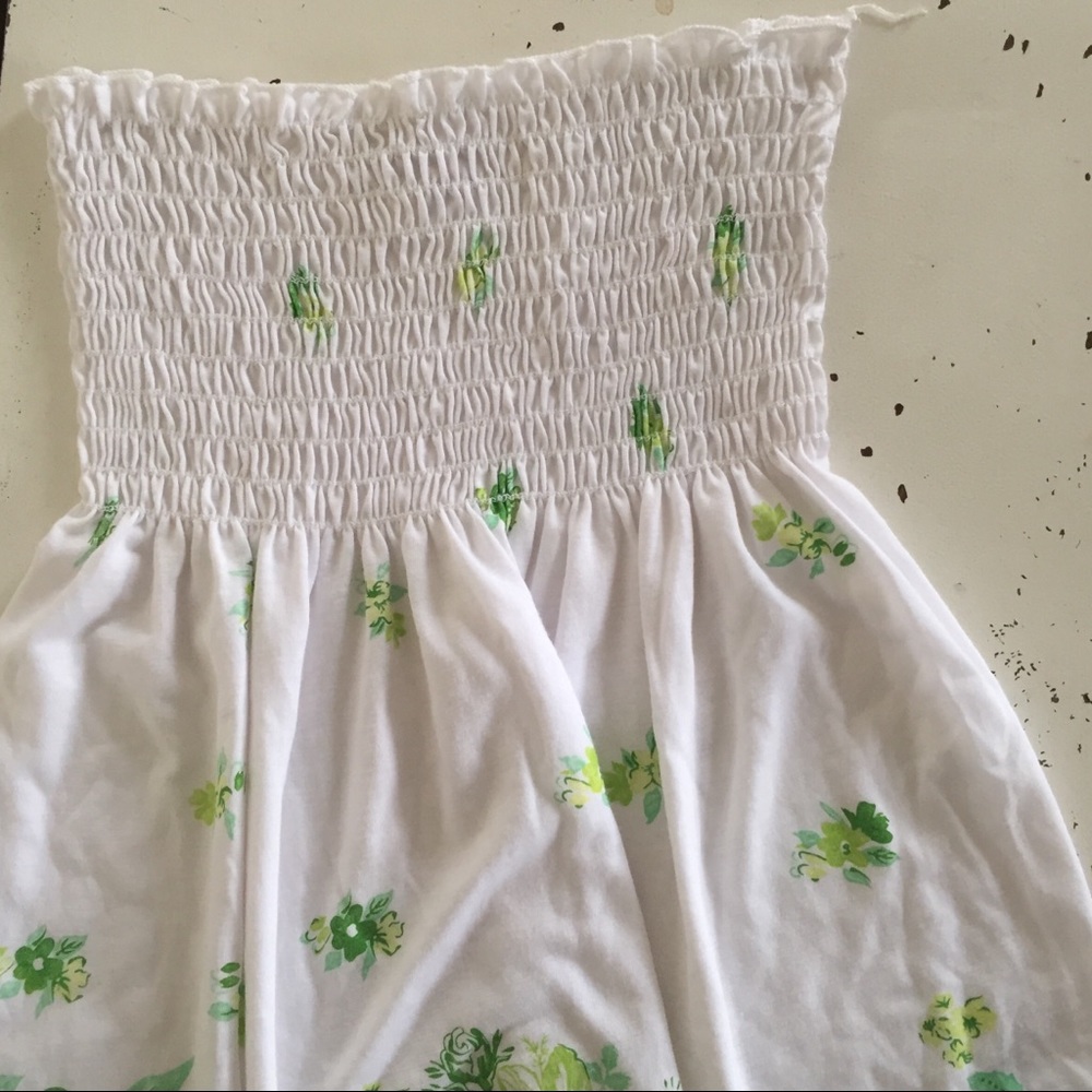 Flower tube top (or mini skirt)